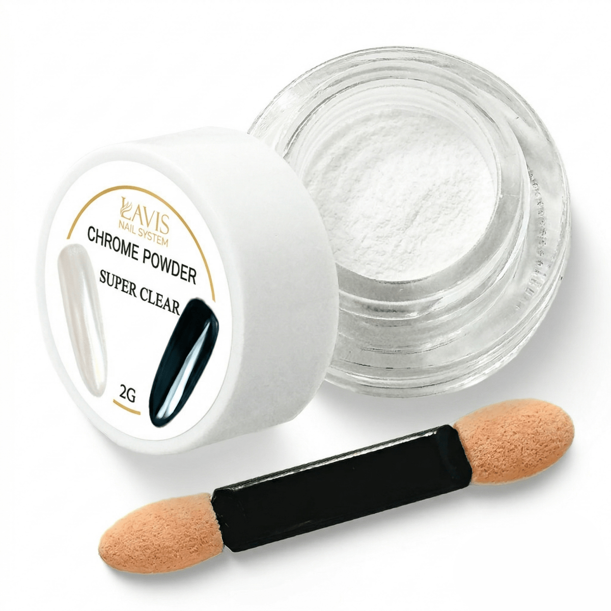 LAVIS Chrome Powder - Super Clear - 2g
