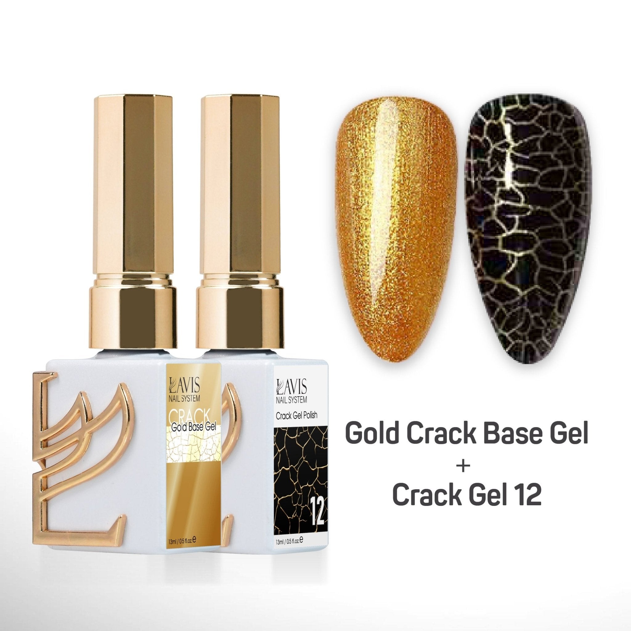 LAVIS Crack Gel 12 - 0.5 oz - DTK Nail Supply