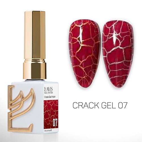LAVIS Crack Gel Base Set 14 Colors - 0.5 oz - DTK Nail Supply
