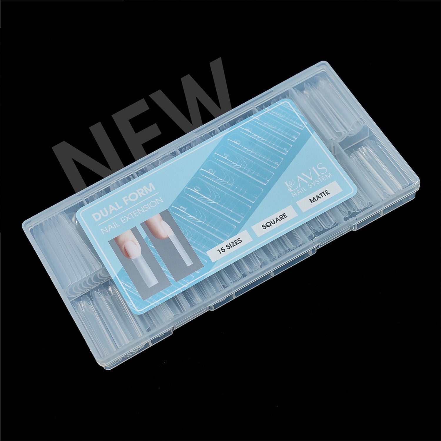 LAVIS - Dual Form Square Matte - DTK Nail Supply