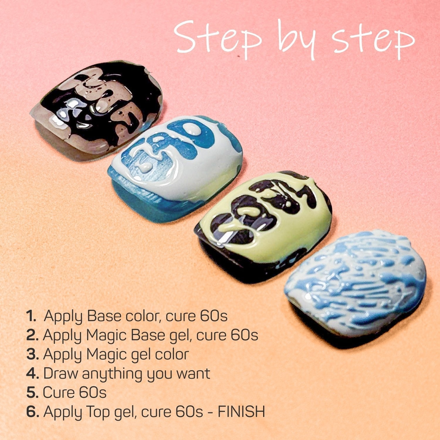 LAVIS Magic Base Gel + Magic Gel 05 - DTK Nail Supply