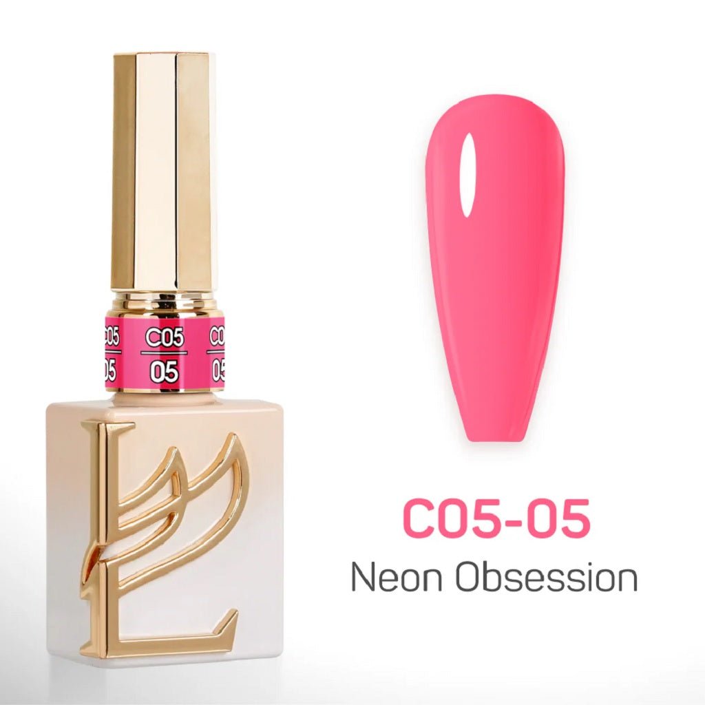 LAVIS Set 48 Colors - Gel Polish 0.5 oz - Lumi Shock Design Collection - DTK Nail Supply