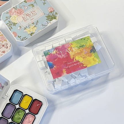 Lavis Set of Sponges & Grabber for Ombre Effect - DTK Nail Supply