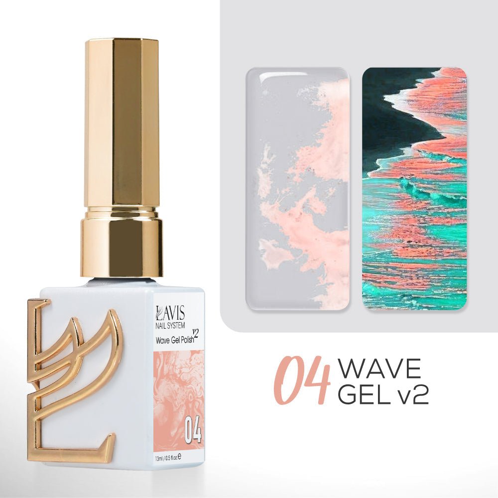 LAVIS Wave Gel (Ver 2) - 04 - 0.5 oz - DTK Nail Supply