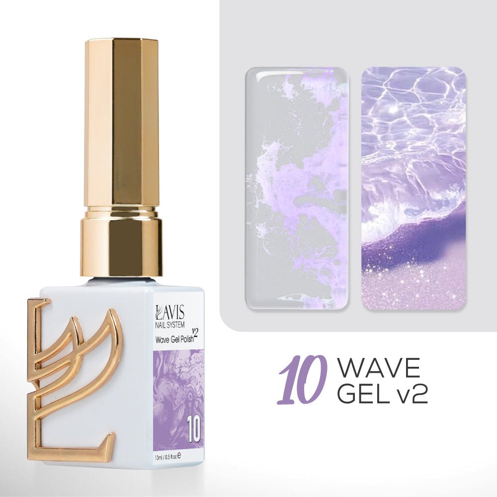 LAVIS Wave Gel (Ver 2) - 10 - 0.5 oz - DTK Nail Supply