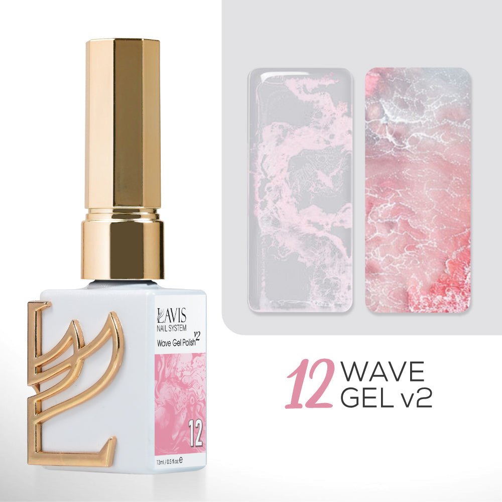 LAVIS Wave Gel (Ver 2) - 12 - 0.5 oz - DTK Nail Supply