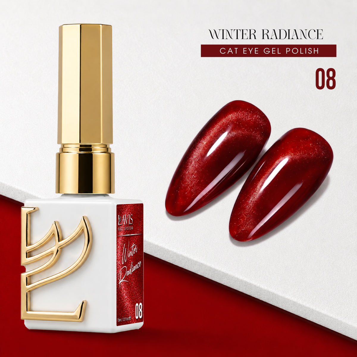 LAVIS Cat Eye Winter Radiance Set, 12 Colors