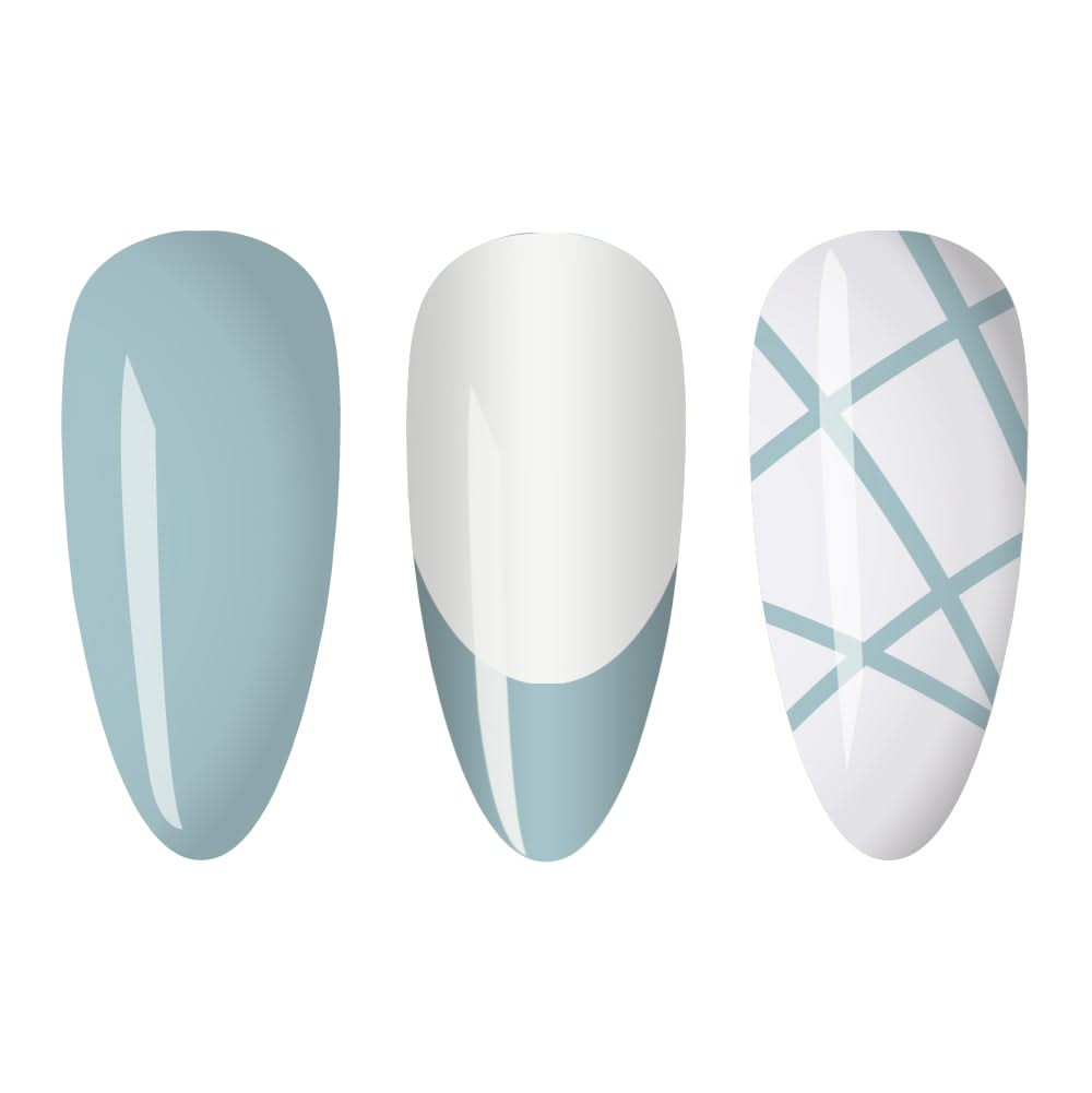 LDS Gel Polish Nail Art Liner - Pastel Blue 19 (ver 2) - DTK Nail Supply