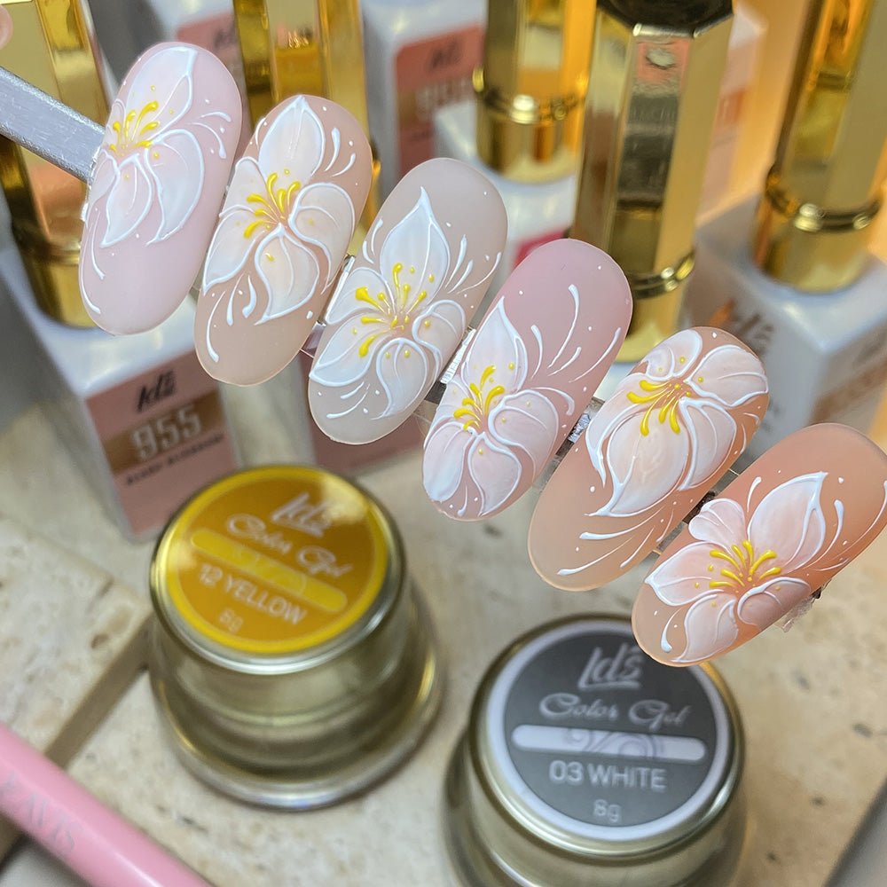 LDS Gel Polish Nail Art Liner - Pastel Pink 03 (ver 2) - DTK Nail Supply