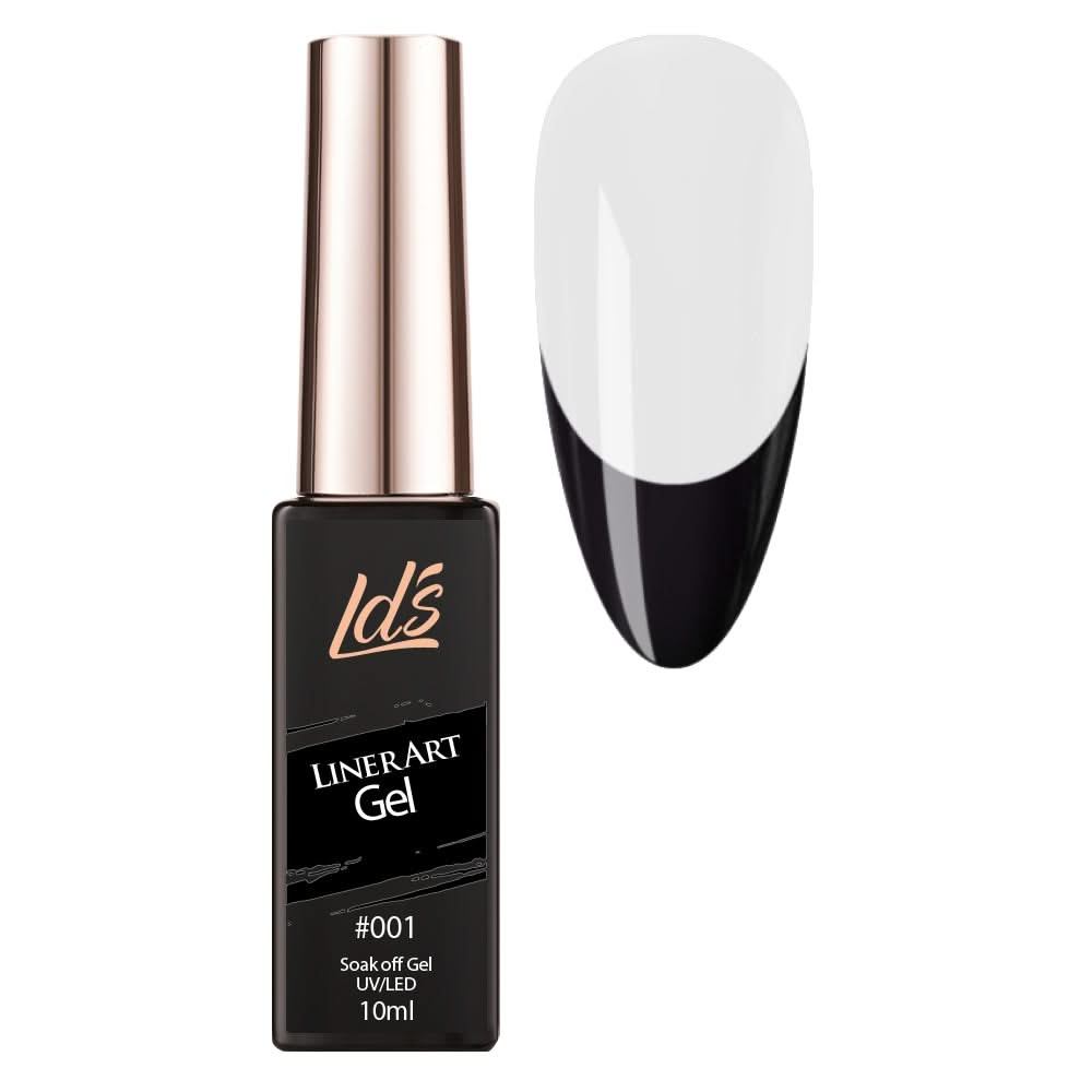 LDS Gel Polish Nail Art Liner Set (12 colors): 01 - 12 (ver 2) - DTK Nail Supply