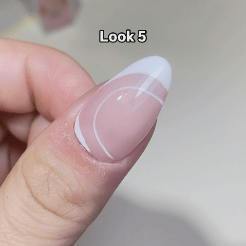 LDS Gel Polish Nail Art Liner - White 02 (ver 2) - DTK Nail Supply