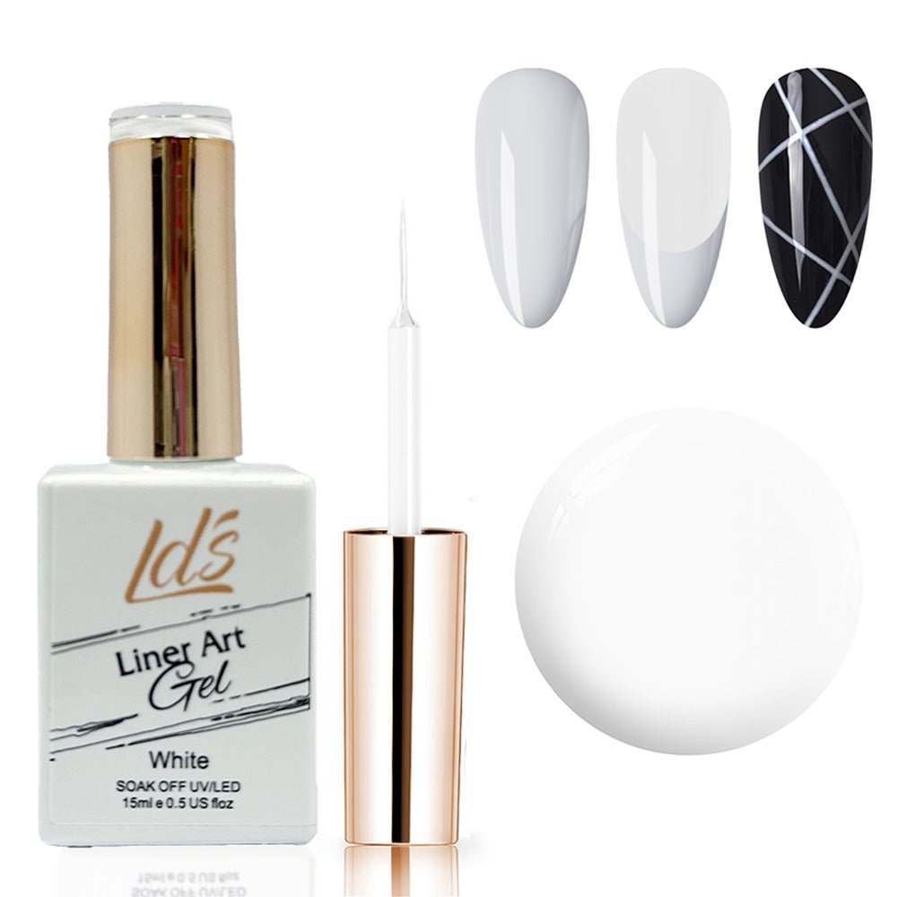LDS Liner Art White - 02 - DTK Nail Supply