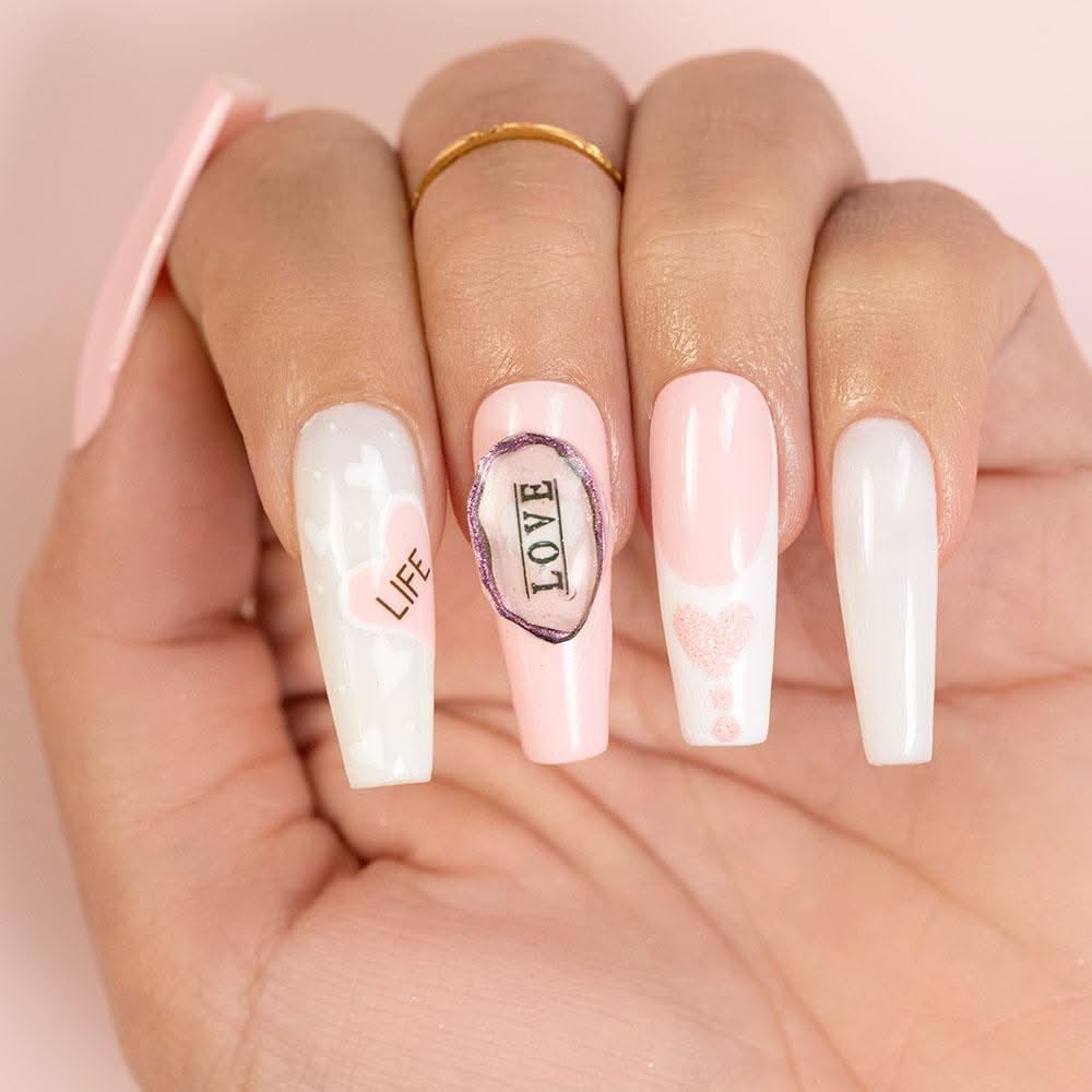 LDS Painting Gel Nail Art - 0.5oz Pink 10 - DTK Nail Supply