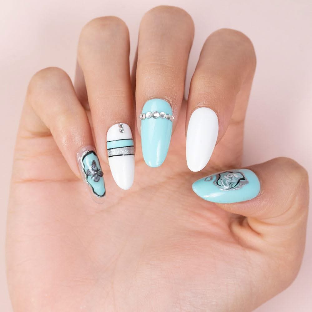 LDS Painting Gel Nail Art - 0.5oz Silver 02 - DTK Nail Supply