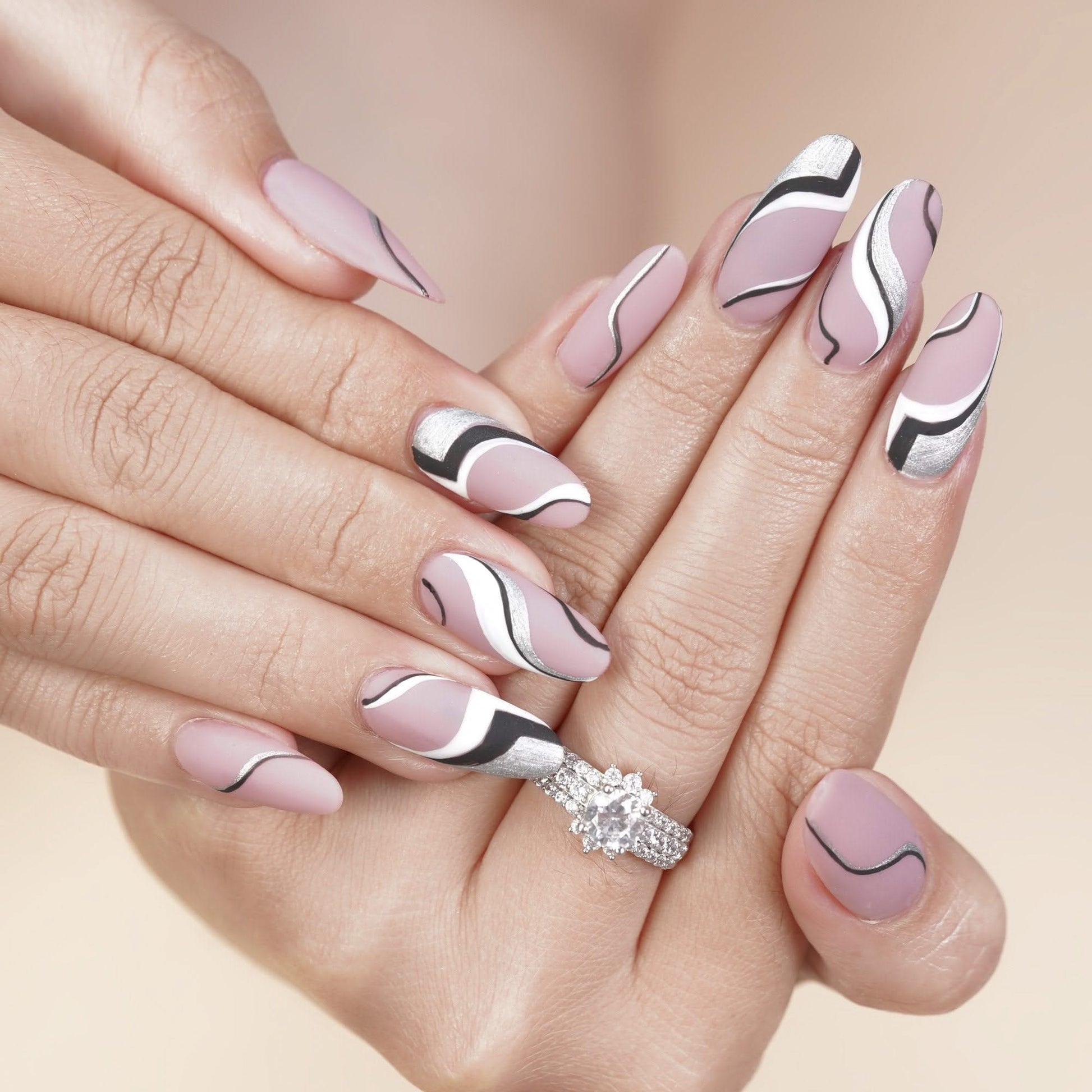 LDS Painting Gel Nail Art - 0.5oz Silver 02 - DTK Nail Supply