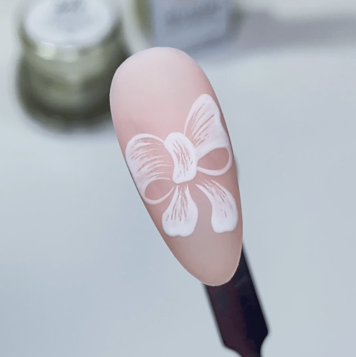 LDS Painting Gel Nail Art - 0.5oz White 03 - DTK Nail Supply