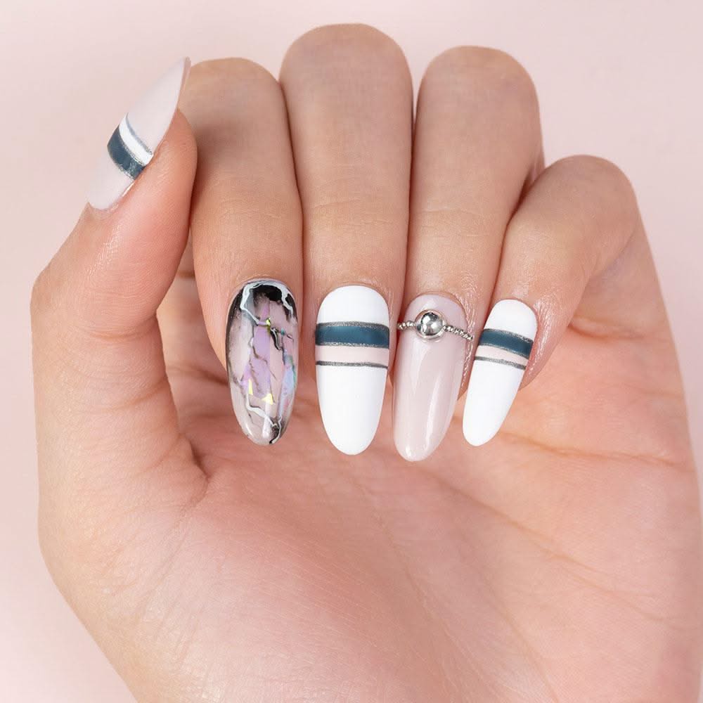 LDS Painting Gel Nail Art - 0.5oz White 03 - DTK Nail Supply