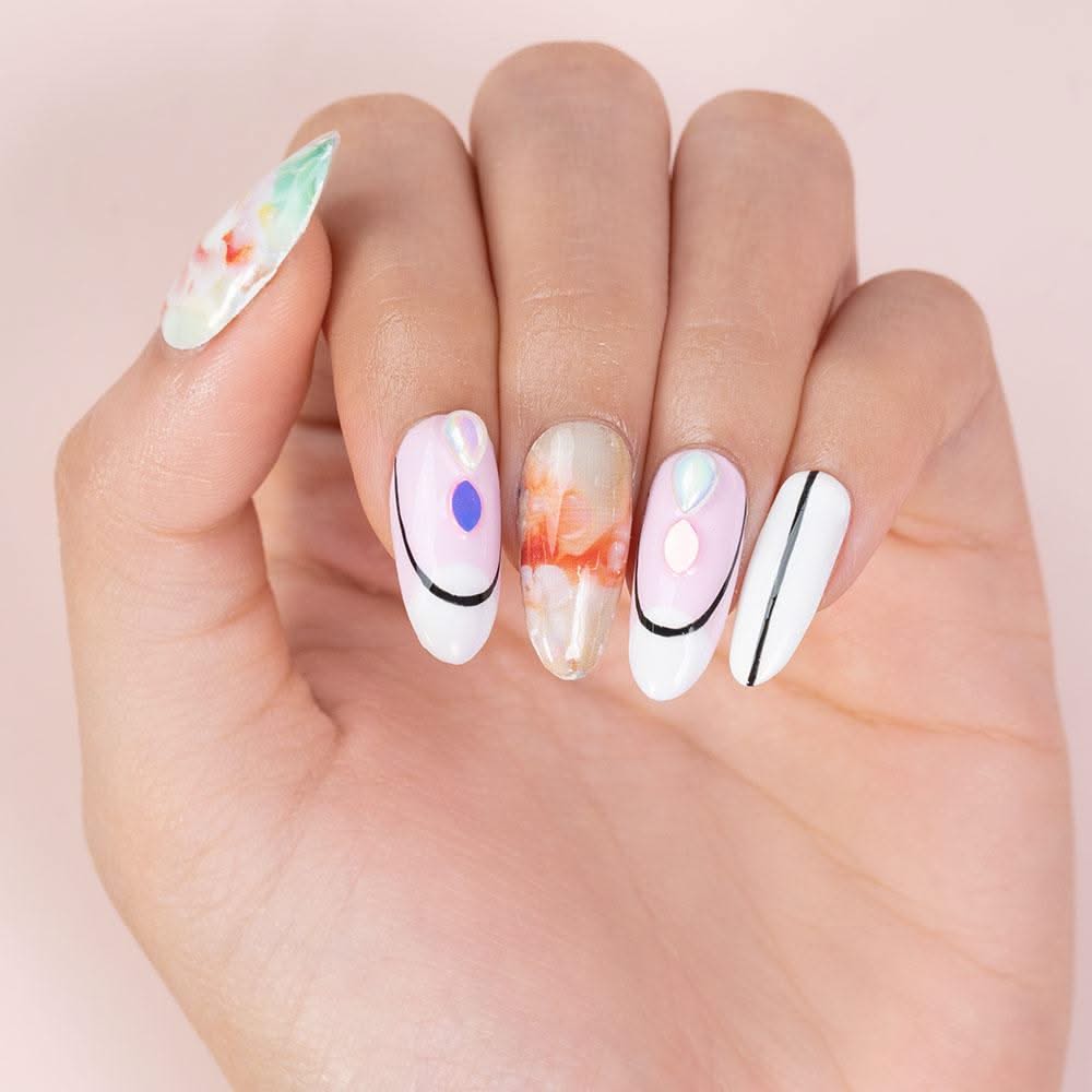 LDS Painting Gel Nail Art - 0.5oz White 03 - DTK Nail Supply