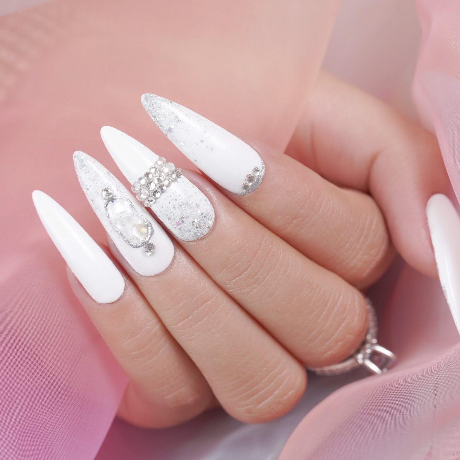 LDS Painting Gel Nail Art - 0.5oz White 03 - DTK Nail Supply