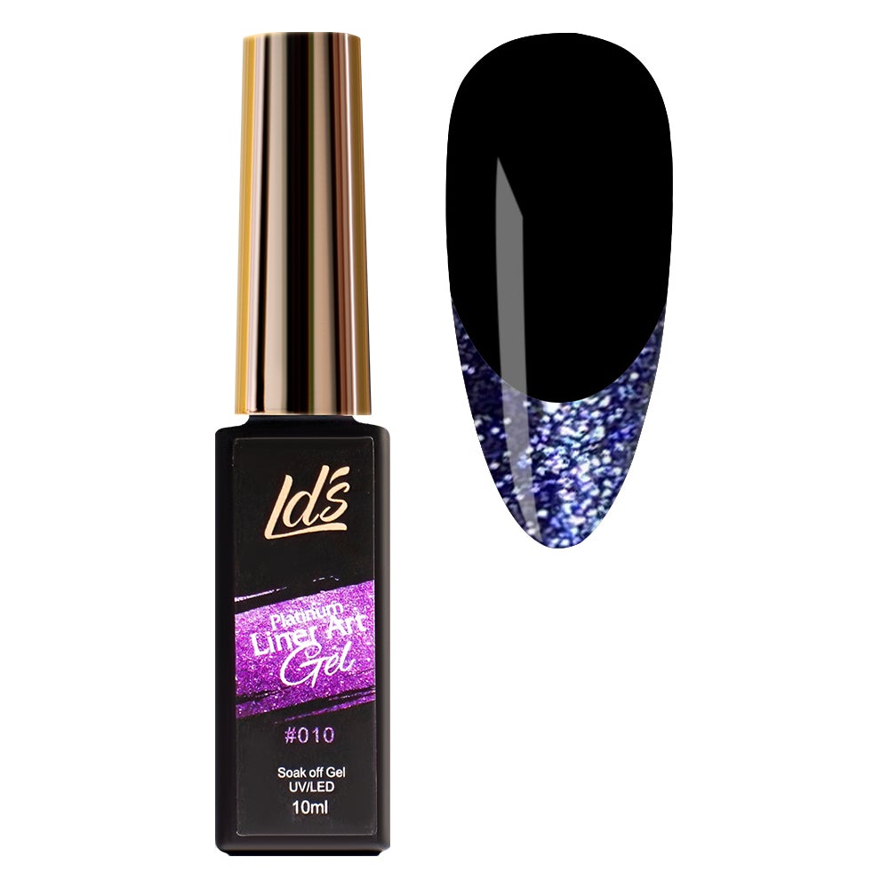 LDS Platinum Gel Polish Nail Art Liner - Lavender Purple 10 - DTK Nail Supply
