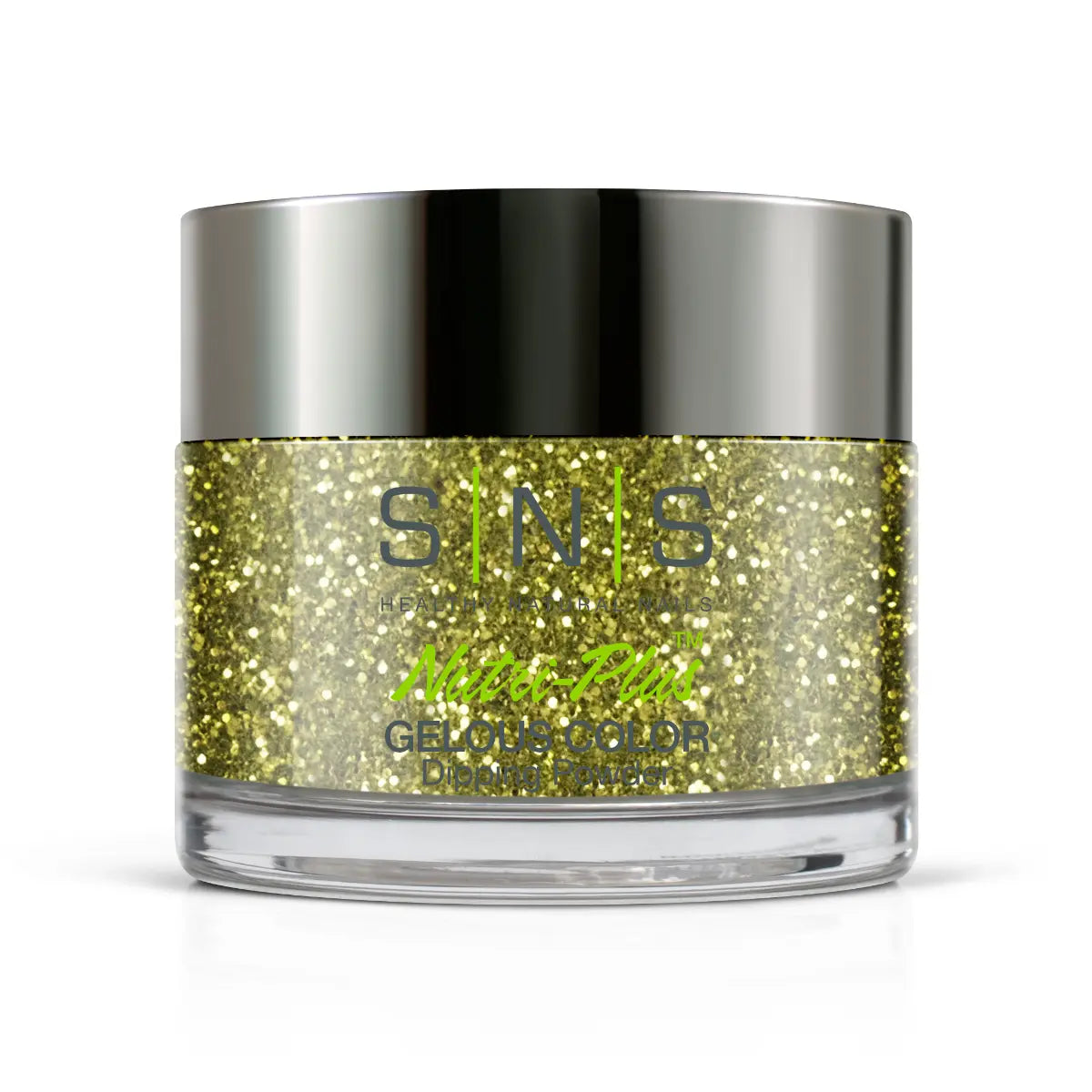French Glitter Nail Art - Lime Green Colors - GF02