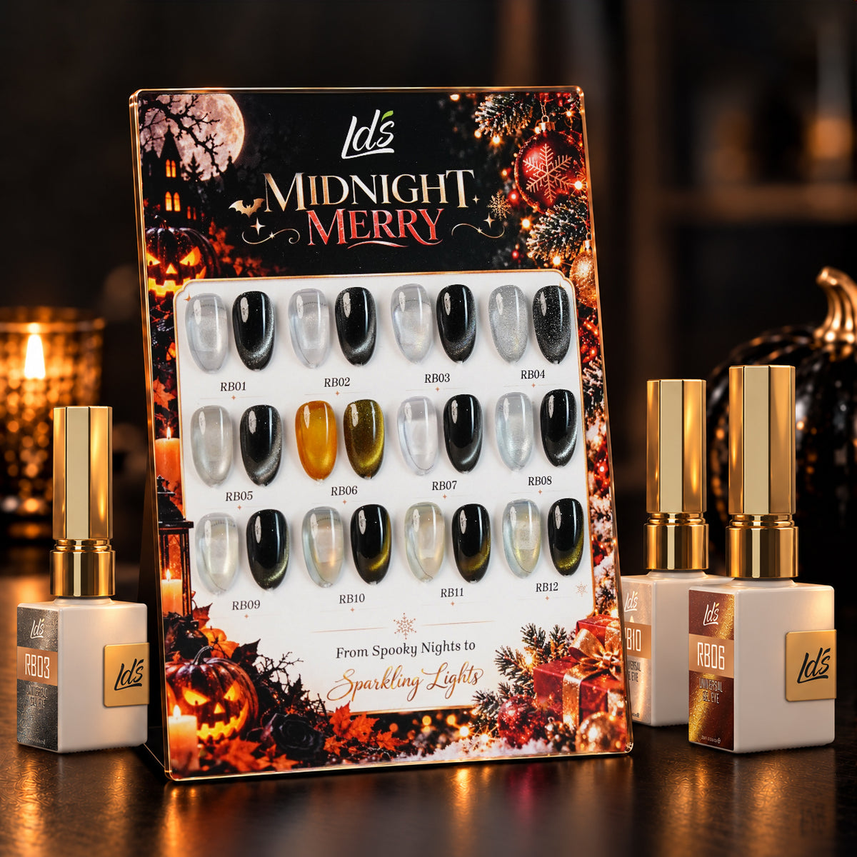LDS Midnight Merry Cat Eye Set, 12 Colors