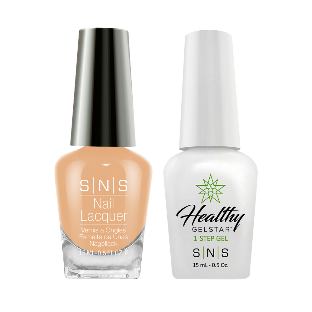  SNS Gel Nail Polish Duo - NOS01 Beige Colors by SNS sold by DTK Nail Supply