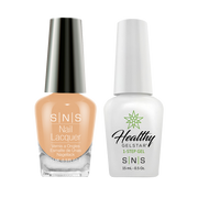  SNS Gel Nail Polish Duo - NOS01 Beige Colors by SNS sold by DTK Nail Supply