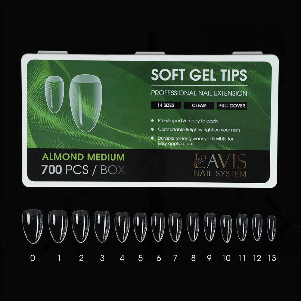 Lavis Perfect Medium Almond Tips, photo 2 of 20
