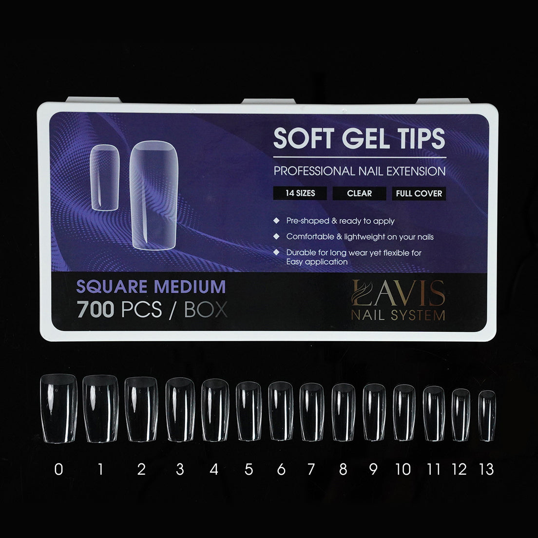 Lavis Perfect Medium Square Tips, photo 2 of 20