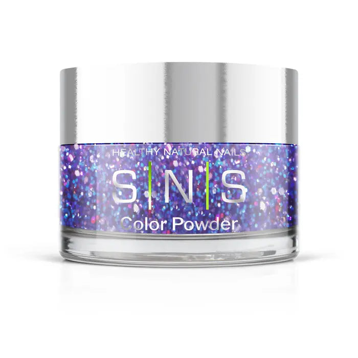 SNS Dipping Powder -Macaroni Chill- Purple Glitter Colors - 0.5oz (DIY)