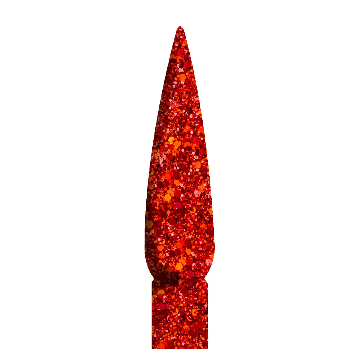 Ombre Glitter Nail Art - Red Colors - GO03