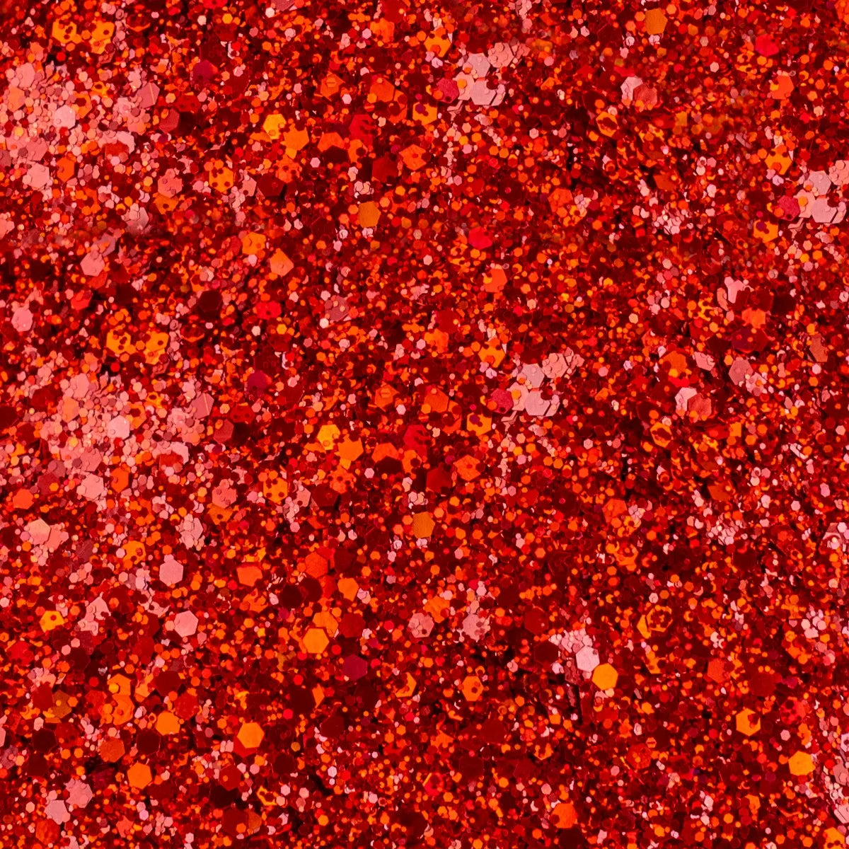 Ombre Glitter Nail Art - Red Colors - GO03