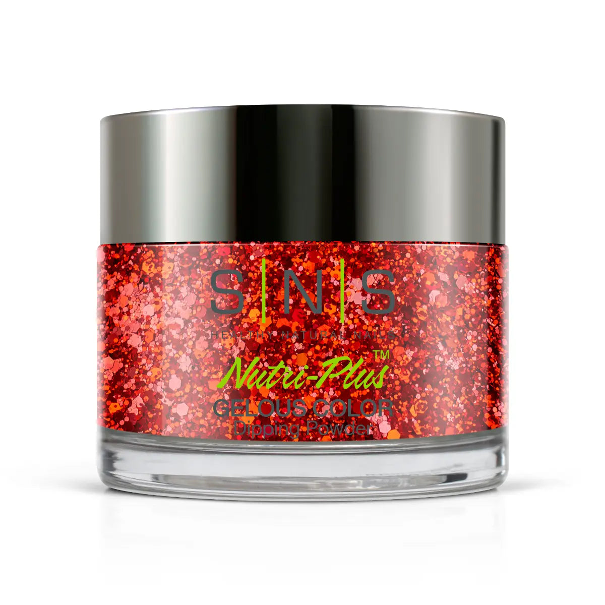 Ombre Glitter Nail Art - Red Colors - GO03