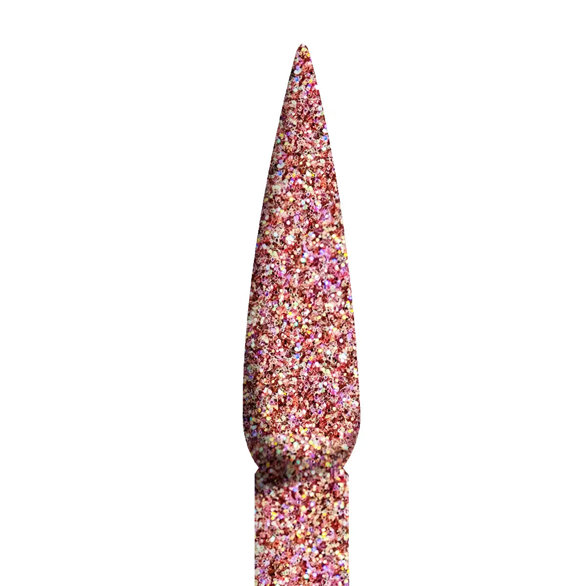 French Glitter Nail Art - Rose Gold Colors - GF07