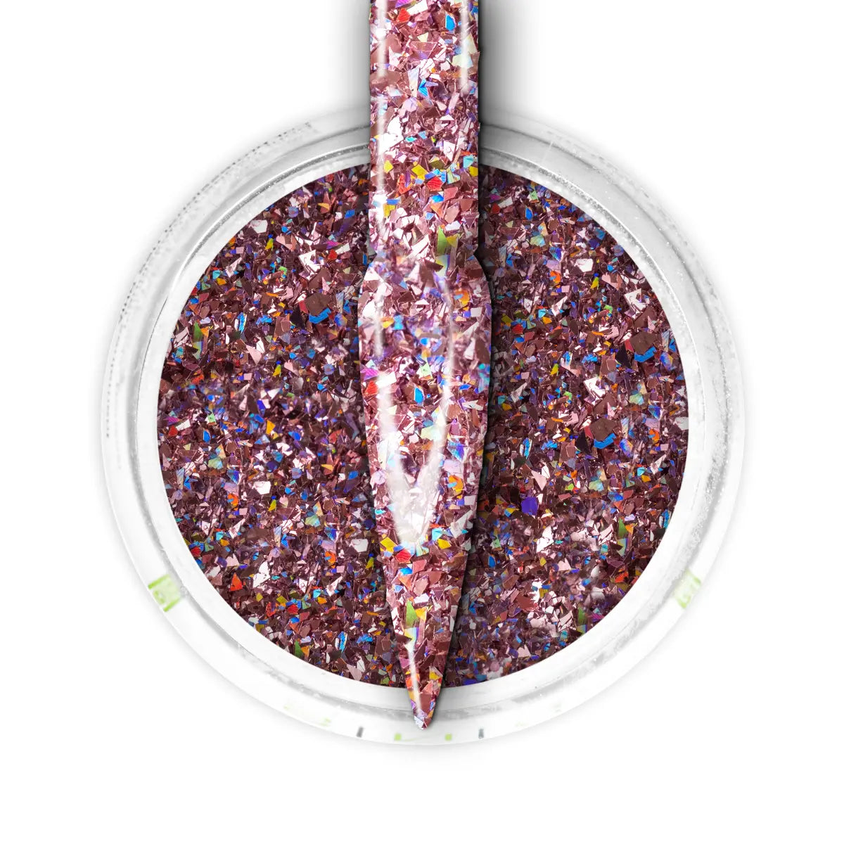 Ombre Glitter Nail Art - Rose Gold Colors - GO05