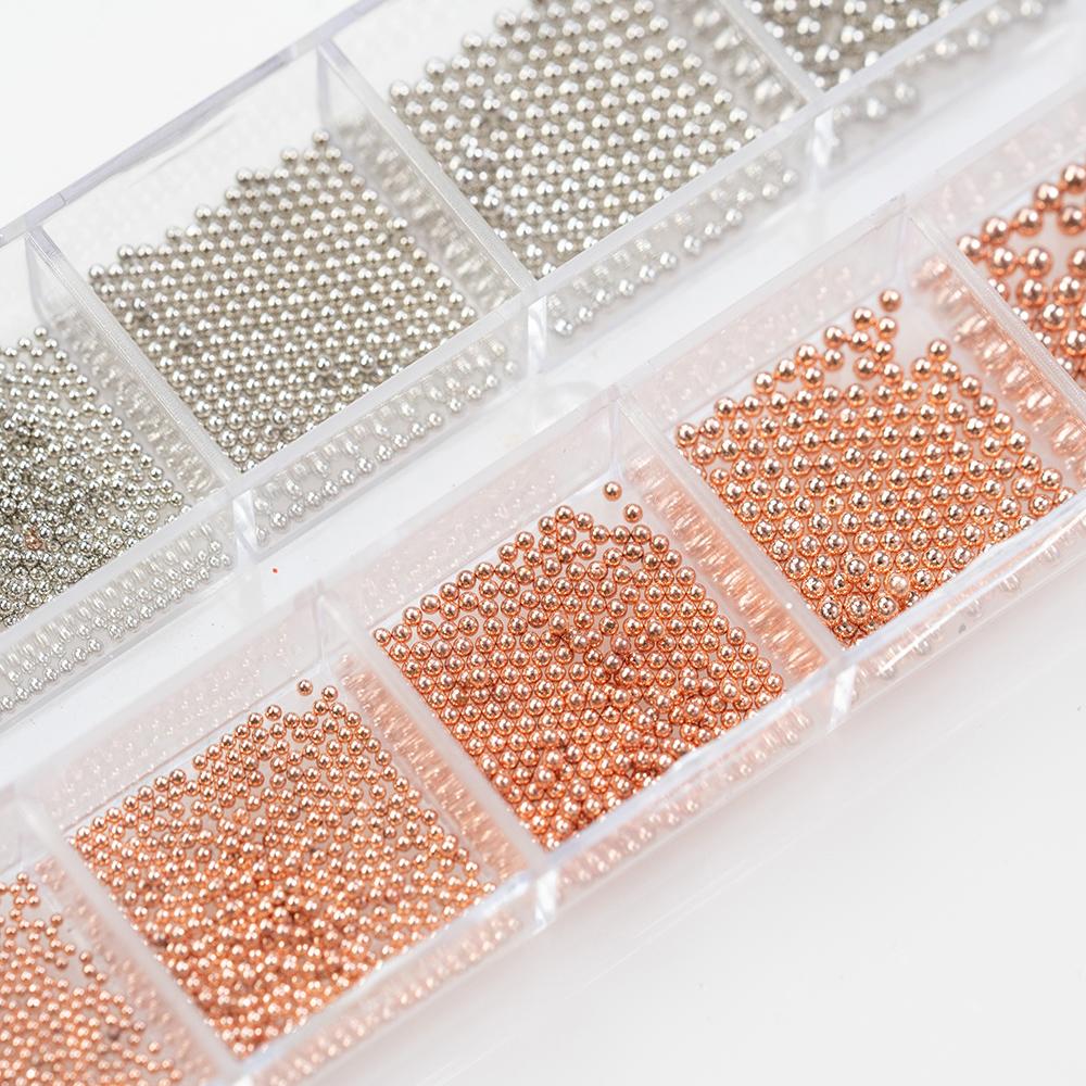  Silver & Rose Gold Microbeads by OTHER sold by DTK Nail Supply