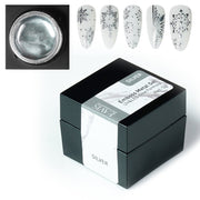 Emboss Gel Polish Nail Art - 0.5oz Silver