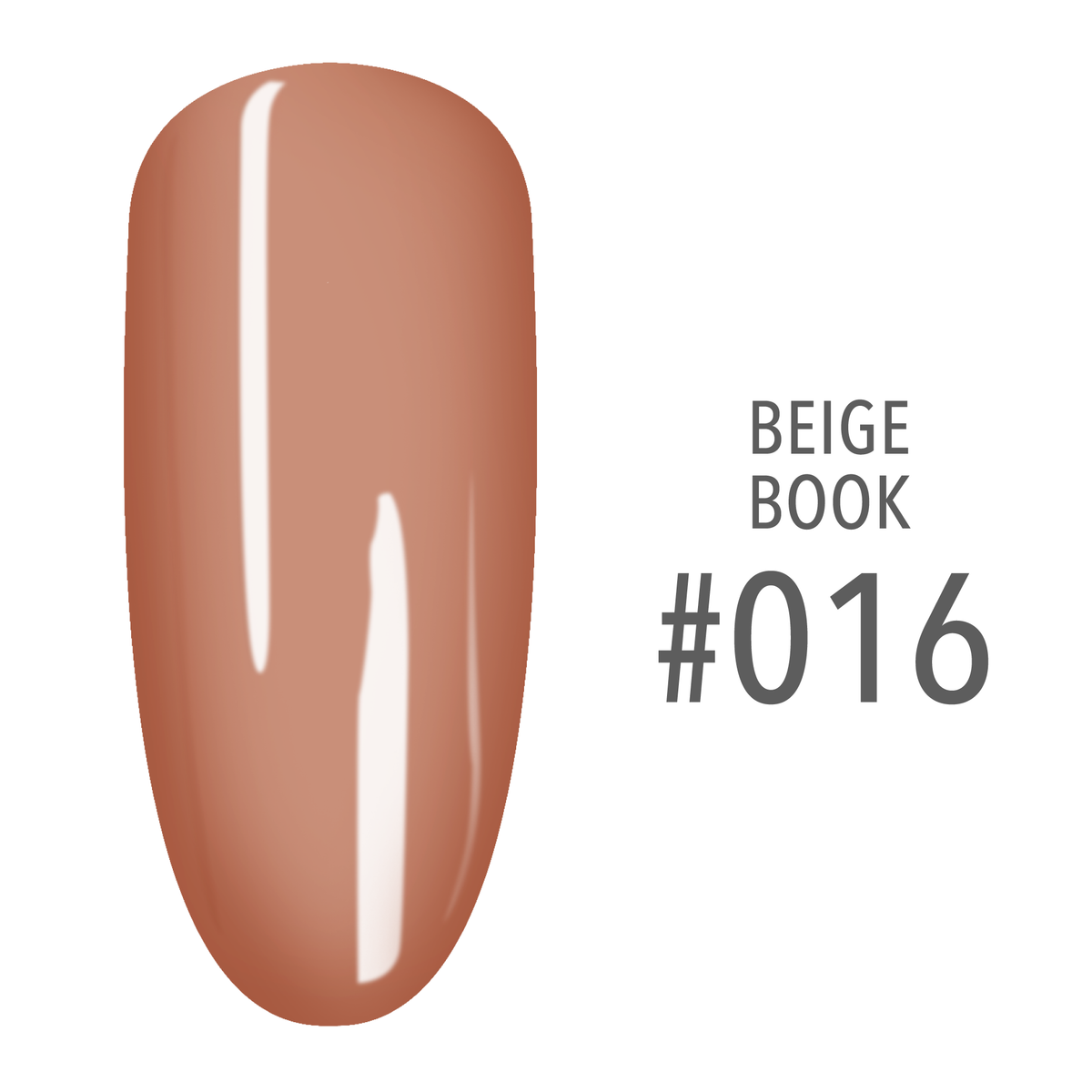 SNS Beige Book #016 Nude Beige swatch on a nail tip