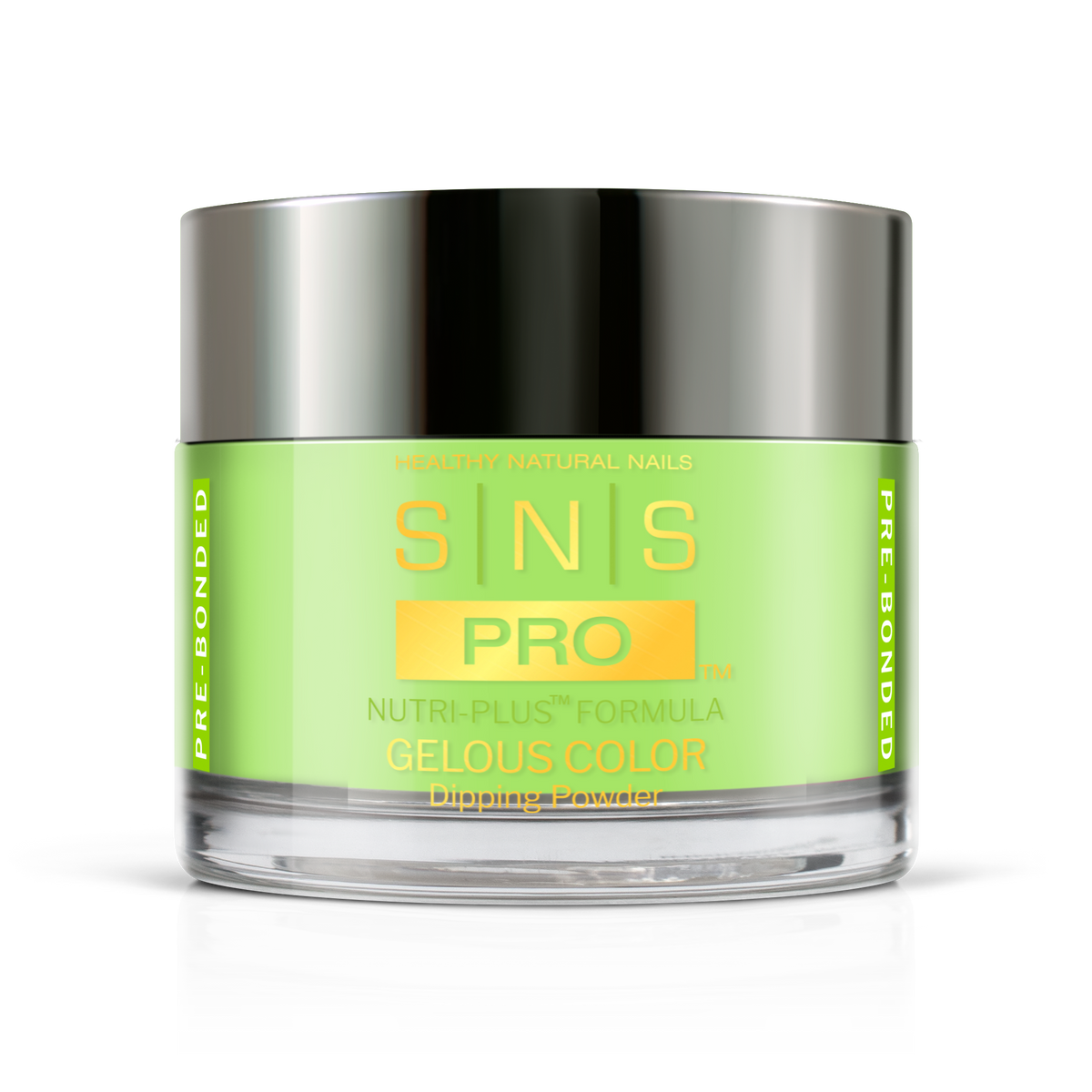 SNS Dip & Acrylic Powder #111 Lime Green 1.5 oz jar, Beige Book Collection