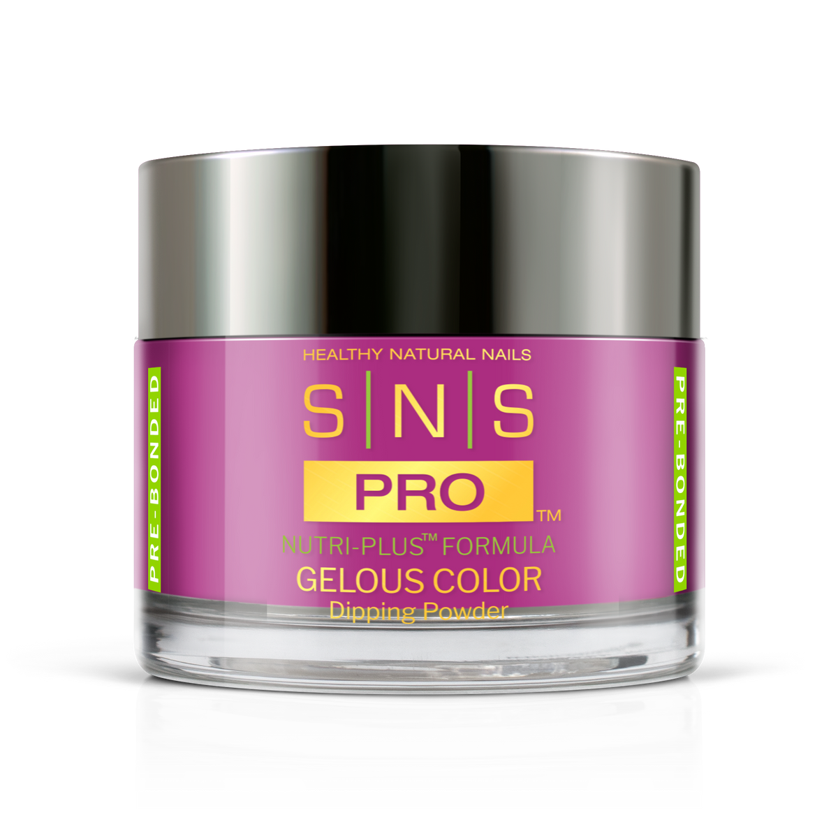 SNS Dip & Acrylic Powder #125 Magenta 1.5 oz jar, Beige Book Collection
