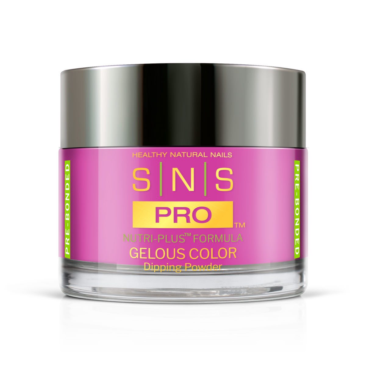 SNS Dip & Acrylic Powder #129 Magenta 1.5 oz jar, Beige Book Collection