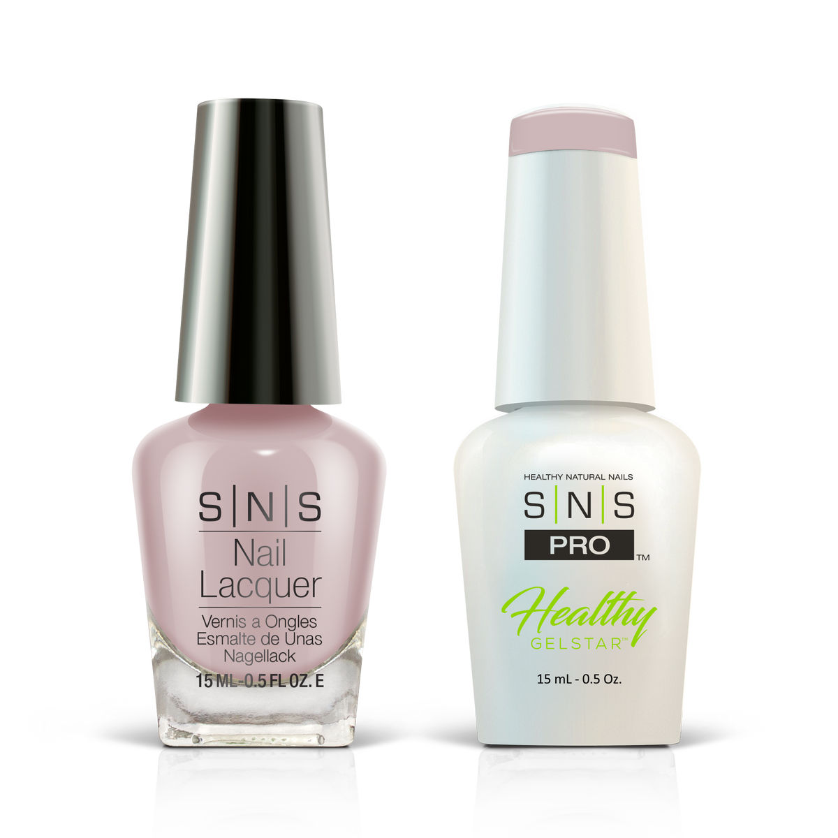 SNS Blue Book #078 dusty rose GelStar gel and nail lacquer duo, 0.5 oz each