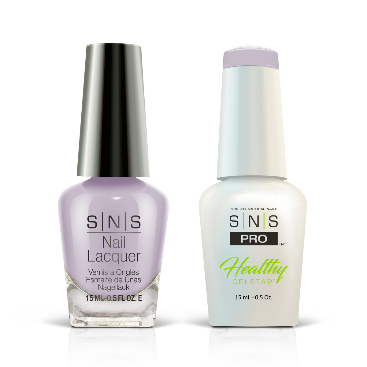 SNS Blue Book #088 lavender GelStar gel and nail lacquer duo, 0.5 oz each