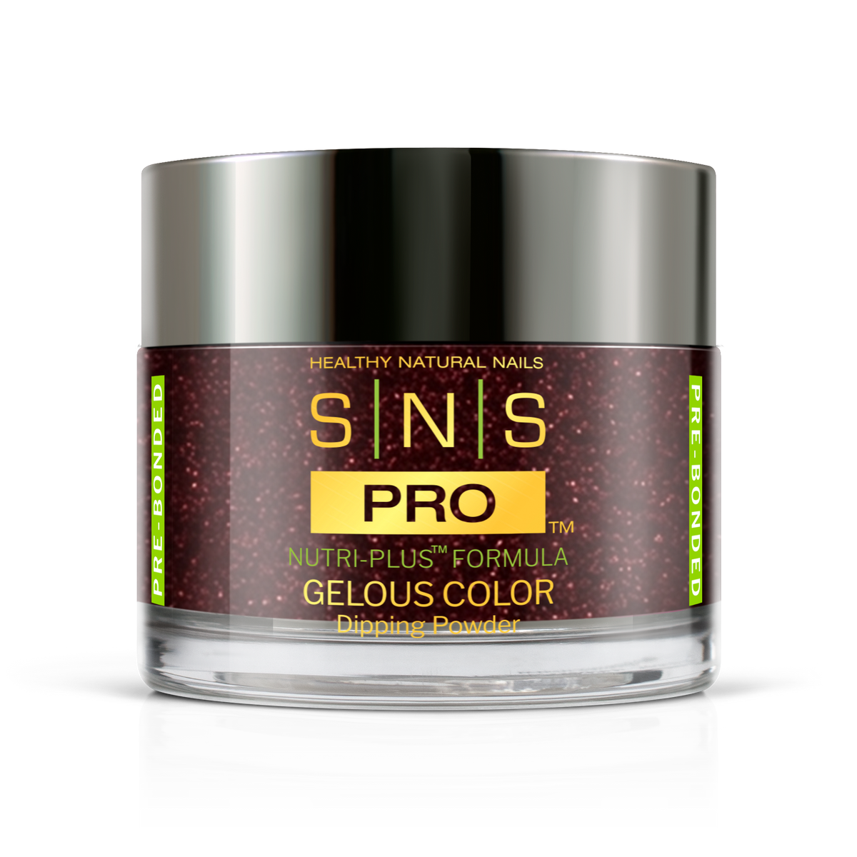 SNS Dip & Acrylic Powder #144 Black Glitter 1.5 oz jar, Blue Book Collection