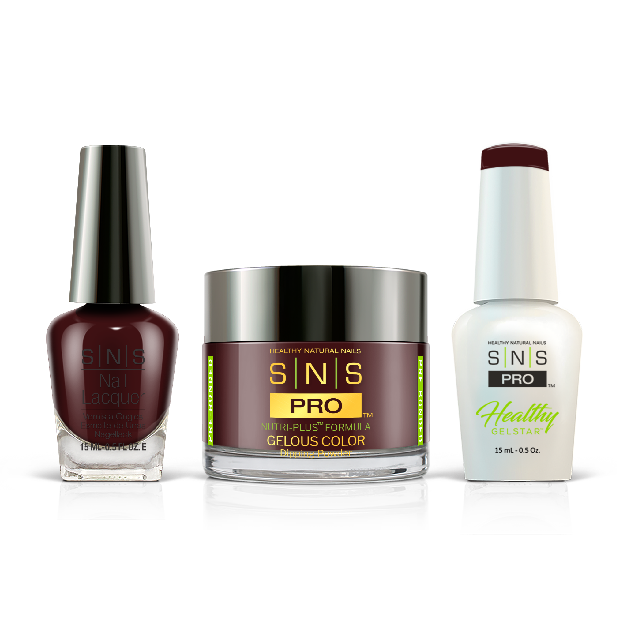 SNS Pro - Burgundy Book Collection - #048 by Signature Nail System SNS Nails USA