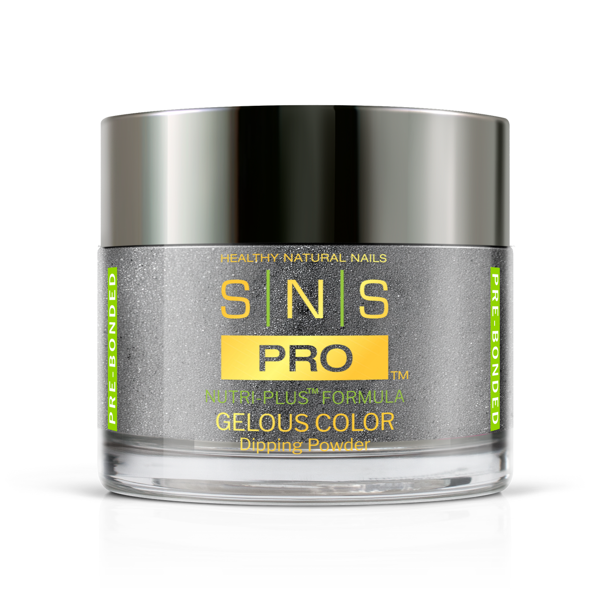 SNS Dip & Acrylic Powder #067 Gray Glitter 1.5 oz jar, Burgundy Book Collection