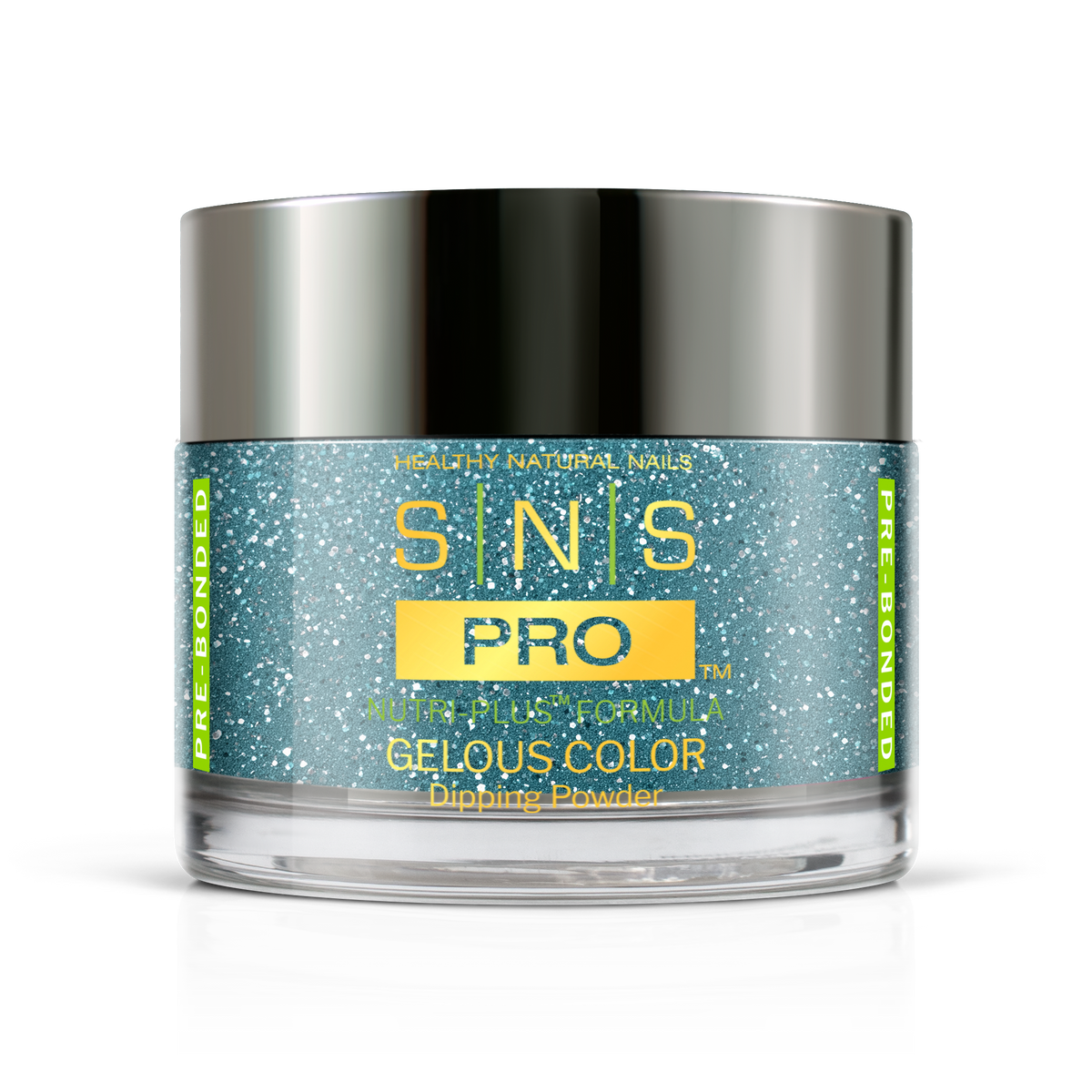 SNS Dip & Acrylic Powder #070 Teal Glitter 1.5 oz jar, Burgundy Book Collection