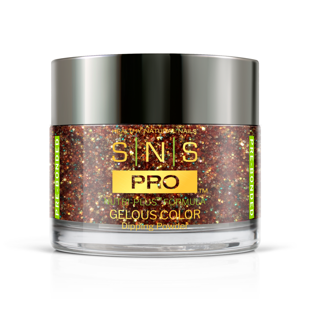 SNS Dip & Acrylic Powder #071 Burnt Orange Glitter 1.5 oz jar, Burgundy Book Collection