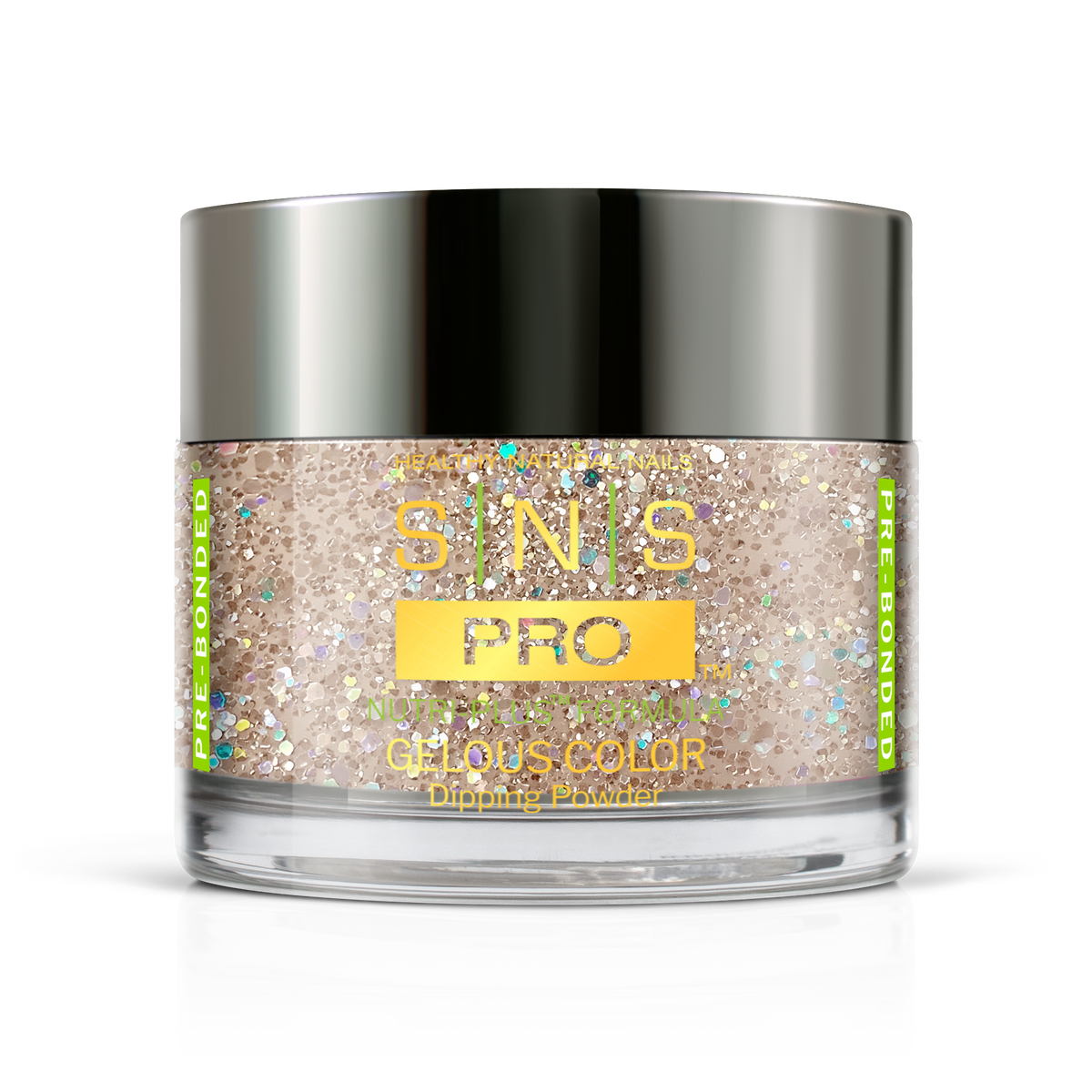 SNS Dip & Acrylic Powder #072 Nude Beige Glitter 1.5 oz jar, Burgundy Book Collection